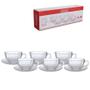 Imagem de Jogo com 06 Xícaras De Café Peach 90ml Em Vidro com Píres Hauskraft
