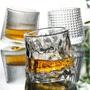 Imagem de Jogo Com 12 Copos de Vidro 200ml Fundo Giratório p/ Whisky 360