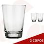 Imagem de Jogo com 2 Copo Caldereta p/ Bebidas Drinks Cerveja Chopp 350ML