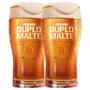 Imagem de Jogo Com 2 Copos Brahma Duplo Malte 425ml - Produto Original Licenciado - Globimport