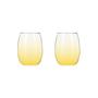 Imagem de Jogo Com 2 Copos Stempless Degrade 430ml Libbey - Amarelo