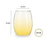 Imagem de Jogo Com 2 Copos Stempless Degrade 430ml Libbey - Amarelo