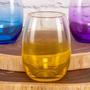 Imagem de Jogo Com 2 Copos Stempless Degrade 430ml Libbey - Amarelo