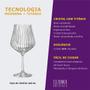 Imagem de Jogo com 2 Taças de Cristal para Bourgogne ou Gin 600 ml Linha Tulipa Optic Bohemia