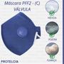 Imagem de Jogo com 20 Mascara PFF2 Com Válvula N95 Respirador Trabalho Profissional EPI Proteção Original