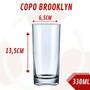Imagem de Jogo com 24 Copo Brooklyn 330ML Long Drink Suco Água Nadir