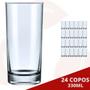 Imagem de Jogo com 24 Copo Brooklyn 330ML Long Drink Suco Água Nadir