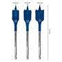 Imagem de Jogo com 3 Brocas Bosch EXPERT Self Cut Speed 20-25mm x 152mm