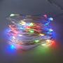 Imagem de Jogo Com 4 Fios de Cobre 50 Micro Leds Cada Colorido Fixo Natalino