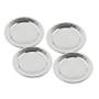 Imagem de Jogo com 4 Porta Copos em Inox 11 cm - Mimo Style - AN2052