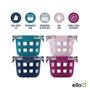 Imagem de Jogo com 4 Recipientes de Vidro Ello Duraglass 500ml - Sem BPA