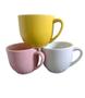 Imagem de Jogo com 4 Xicaras para Café, Porcelana , 120ml Colorida