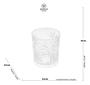 Imagem de Jogo Com 6 Copos Baixo De Vidro Palm Tree 340ml Cor Transpar