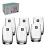 Imagem de Jogo com 6 copos long drink cristal ecológico bohemia 380 ml