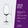 Imagem de Jogo com 6 Taças De Cristal Para Vinho Bourgogne 640 ml Linha Milvus Bohemia