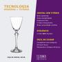 Imagem de Jogo com 6 Taças de Cristal Para Vinho Branco 190 ml Elisabeth Bohemia