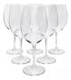 Imagem de Jogo Com 6 Taças De Vinho Tinto Em Cristal Bohemia 580ml