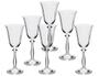 Imagem de Jogo com 6 taças em cristal para vinho branco ângela 185ml - bohemia