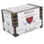 Imagem de Jogo com 6 Taças Para Vinho 210ml Vidro com Bordas Douradas