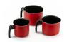 Imagem de Jogo Conjunto de 3 Fervedores/Canecos 12/14/16 Alumínio Antiaderente TEFLON - Ideal para água café e chá