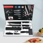 Imagem de jogo conjunto kit facas cozinha churrasco cutelo