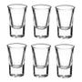 Imagem de Jogo Copos Vidro Dose E Shot Com 40 Ml Tequila Pinga Bebidas
