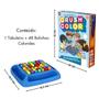 Imagem de Jogo Crush Color Brinquedo Tabuleiro Infantil Mesa Educativo Pedagógico Inclusivo Educativo Presente Criança Desafio Férias