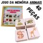 Imagem de Jogo da Memória Animais Brinquedo Educativo Pedagógico