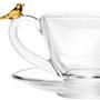 Imagem de Jogo de 04 Xícaras Café Golden Bird com Pires 80 ml Wolff
