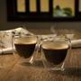 Imagem de Jogo de 2 copos Coffee Time em vidro borossilicato com parede dupla 90ml Dynasty