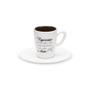 Imagem de Jogo De 4 Xícaras Pequenas Espresso 75 Ml Com Pires Dose