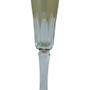 Imagem de Jogo de 6 Taças em Cristal Âmbar Aurora Lapidada para Champagne - 120ml - Brilho em Cada Gole: Kit de Taças de Cristal - Refina sua Degustação!