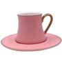 Imagem de Jogo de 6 Xicaras Cafe Porcelana 80ML Galet Rosa L Hermitage