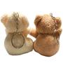 Imagem de Jogo de 60mini Urso De Pelúcia 6cm Marrom ou Creme Lembrança