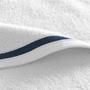 Imagem de Jogo de Banho Gigante Fio Penteado 5 Peças Lumina Branco/ Azul