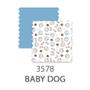 Imagem de Jogo de Berço Bebê 100% Algodão Estampado 3pçs Baby Dog Vivaldi