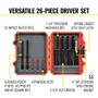 Imagem de Jogo de Bits para Impacto Klein Tools 32799 - 26 Bits com Estojo