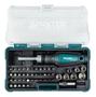 Imagem de Jogo De Bits Soquetes Chave Manual Com 47 Peças Makita