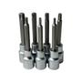 Imagem de Jogo De Bits Torx Longo Encaixe 1/2" T20 A T55 CR-V 7 Peças