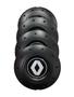 Imagem de Jogo de Calotas de Centro Miollo para Renault Logan Aro 15 2014/2019 Estilo Amarok Preto