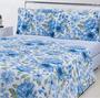 Imagem de Jogo de Cama 400 Fios Lençol Casal Queen Estampado 4 Peças Estampas Sortidas SEM OPÇÃO DE ESCOLHA