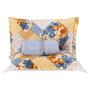 Imagem de Jogo de Cama Annecy Patchwork Cinza Queen 03 Peças - Percal 120 Fios