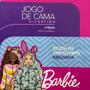 Imagem de Jogo de Cama Barbie Solteiro Microfibra 1,40 x 2,20m 2 Peças