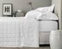 Imagem de Jogo de Cama Buddemeyer Damask Stripes King - Cetim 300 Fios - Branco