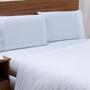 Imagem de Jogo de Cama Casal 3 Peças Stripe Luxo 300 Fios Padrão Hotel