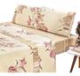 Imagem de Jogo de Cama Casal 4 Peças Luxuoso Para Cama Box Linha Charmoso