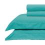 Imagem de Jogo de cama casal 400 fios elegance - azul tiffany