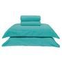 Imagem de Jogo de cama  casal 400 fios  elegance - azul tiffany