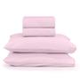 Imagem de Jogo de cama casal 4p e.s casual color - rosa 122905