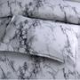 Imagem de Jogo de cama casal king 7 peças com edredom mármore decor